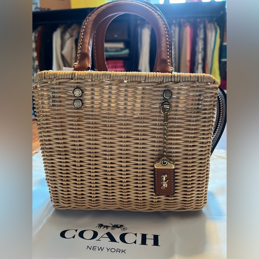 Coach 1941 Rogue 20 Bag in Wicker NWT’s